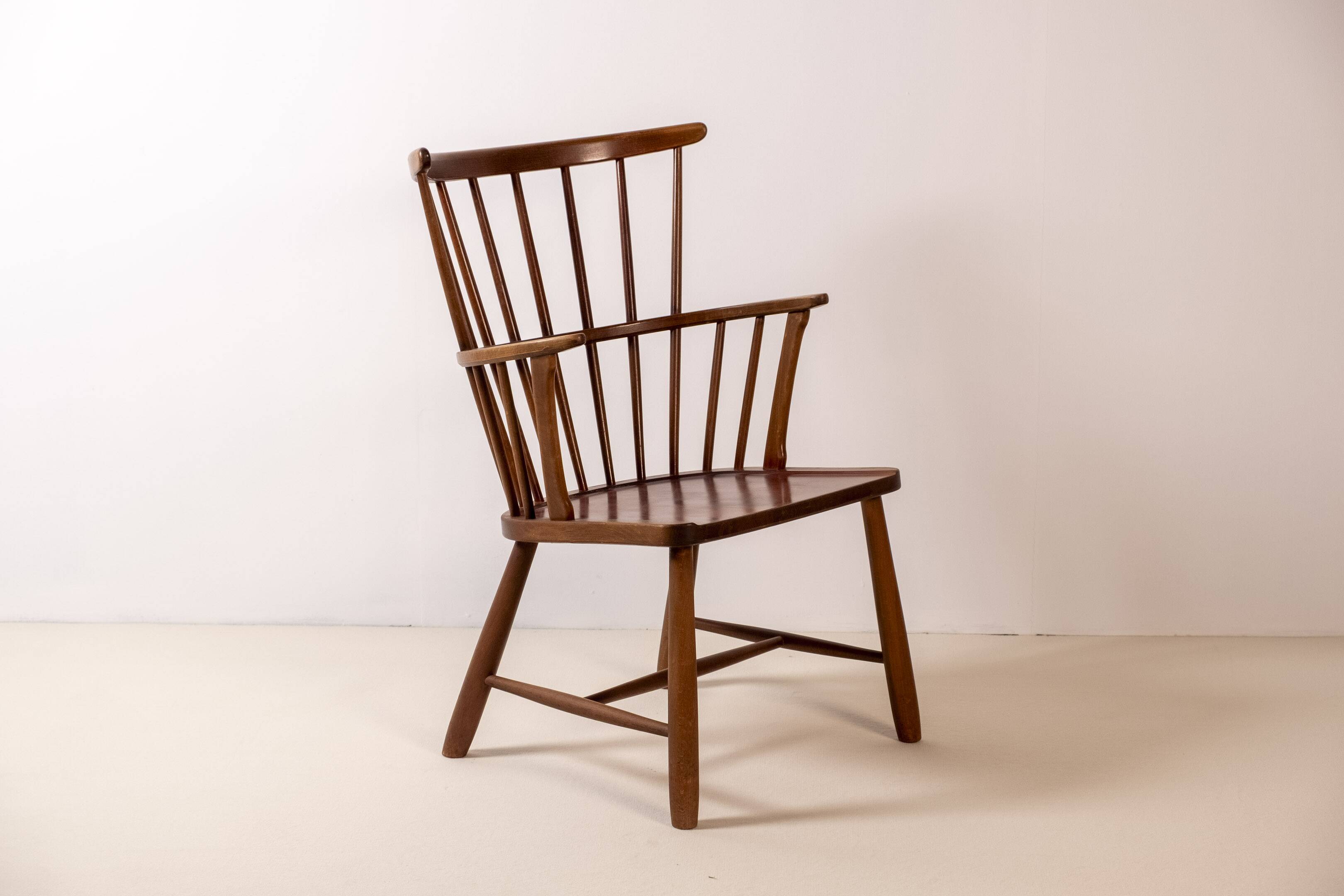 Chaise Windsor Ove Boldt modèle 1638, Fritz Hansen années 1940