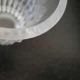 Old Art Deco Style Vase in Crystal Glass Signed Daum Cross of Lorraine and France