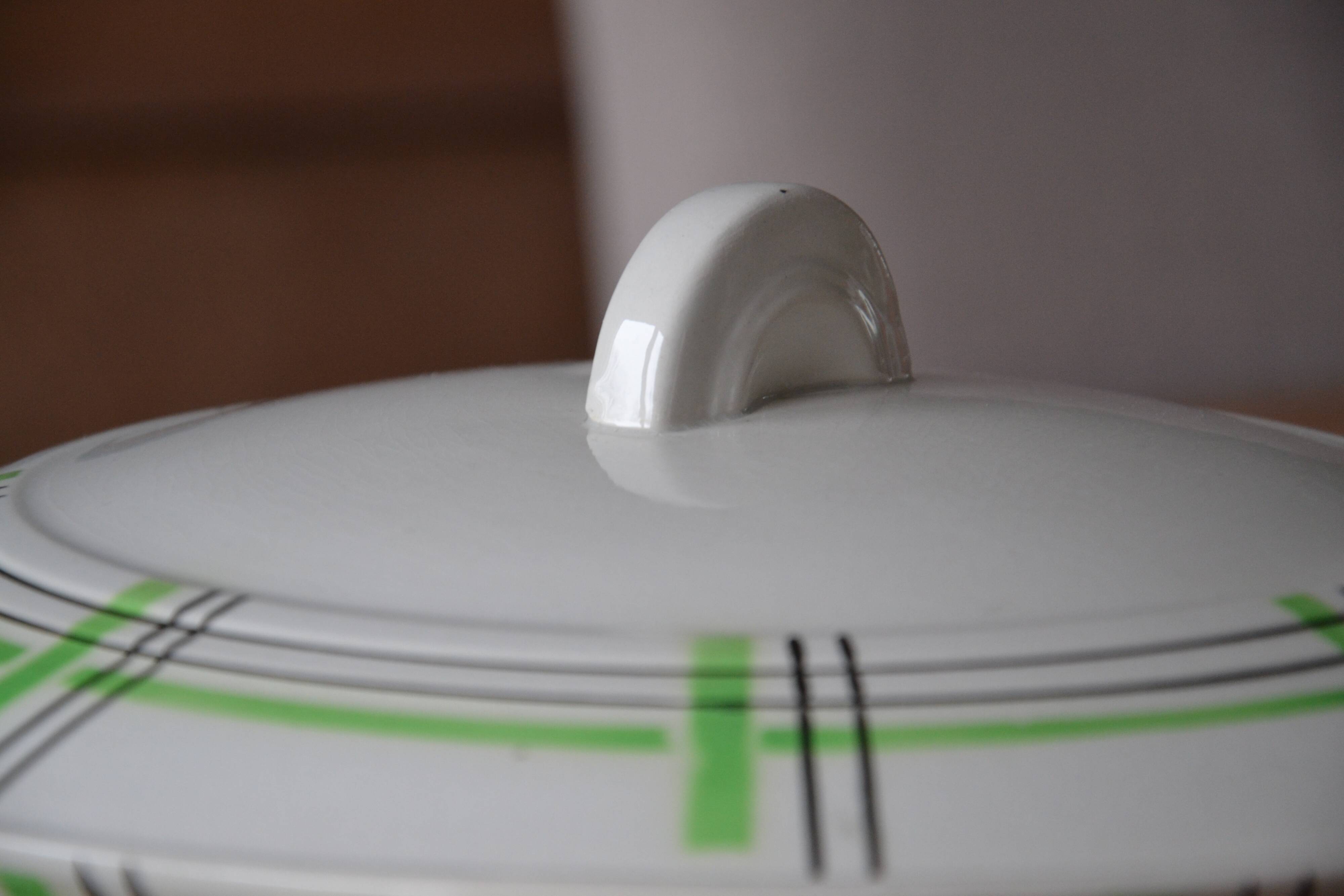 Ceranord St Amand tiled soup tureen