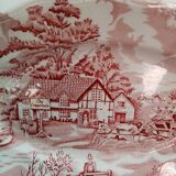 Staffordshire dish and gravy boat