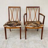Vintage chair and armchair 1960