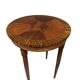 art deco display table with marquetry