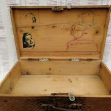 Wooden suitcase