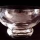 Vintage Engraved Crystal Champagne Glasses