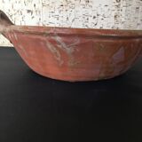 Jatte with Provencal handles in terracotta