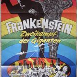 Frankenstein: the war of the gargantuas - original German poster - 1973