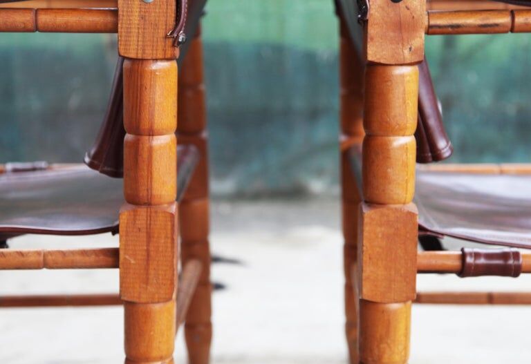 Mid-century chair pair