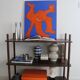 The Orange Man 55x45cm painting on stretched canvas by Bodasca