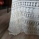 Antique handmade crochet bedspread