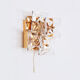Kinkeldey wall lamp Gold-Plated Germany 1970