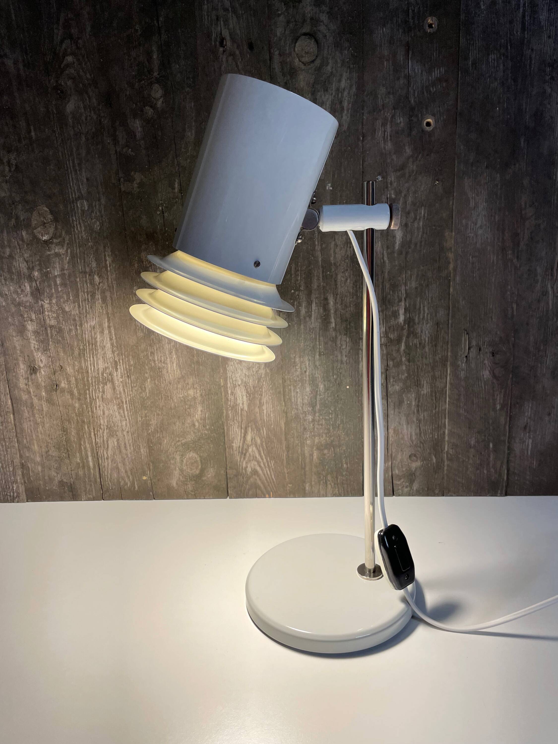 Gray MEOS desk lamp, 1970s.