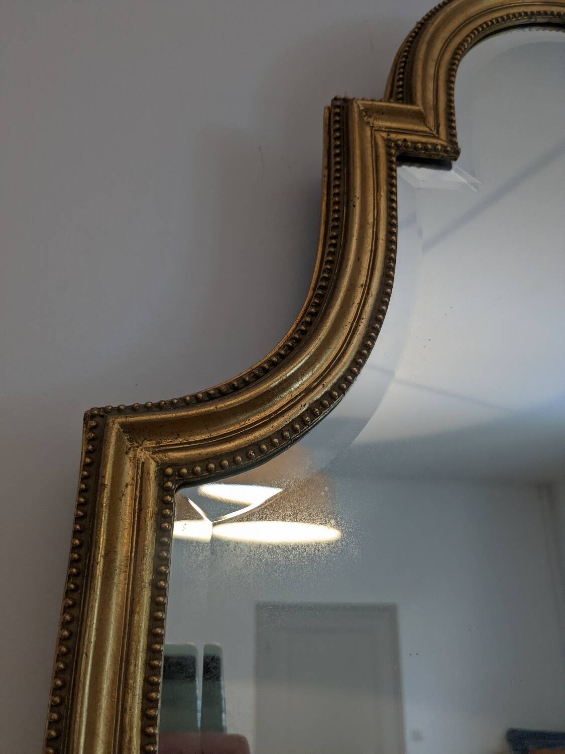 Old policeman's hat mirror