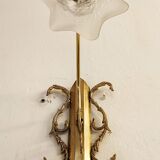 Bronze Modernist wall lamp. Spain, 1930s.