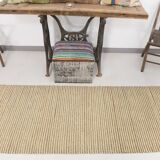 3x10 Rug For Haallway Brown Beige Turkish Runner Rug, 82x306Cm SKU 35079