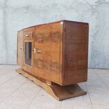 Art Deco sideboard in burr walnut