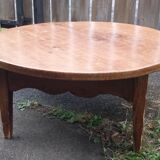 wooden coffee table