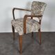 Restored bridge armchair with Nobilis fabric