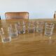 Set of 6 mismatched old glasses