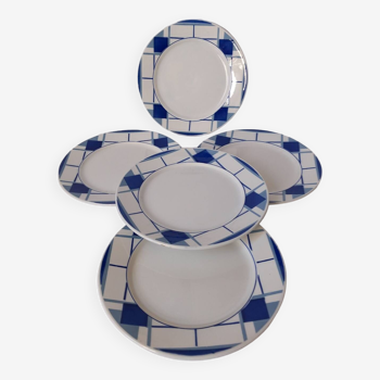 Sarreguemines Efel dessert plates