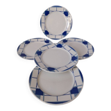 Sarreguemines Efel dessert plates