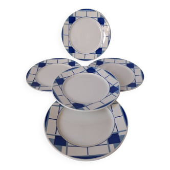 Sarreguemines Efel dessert plates