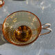 8 cups vintage steel and glass Italy