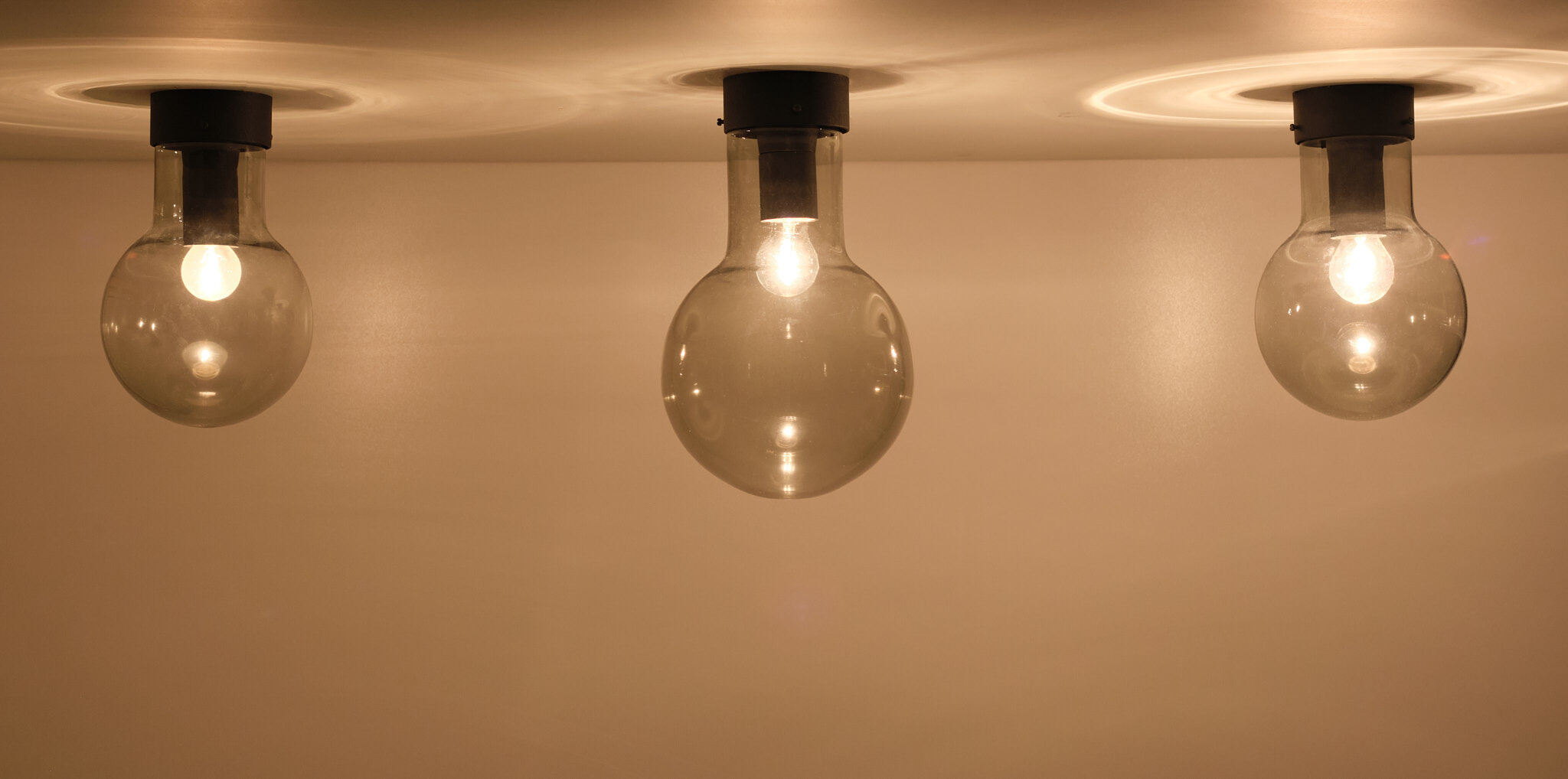 Raak globe outdoor ceiling or wall lamps 1970s