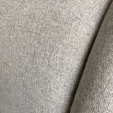 Light Gray Wool Armchair
