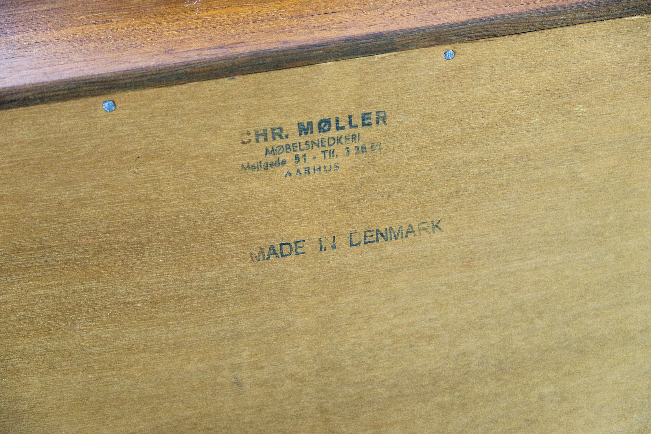 Teak Secretary by Christian Møller Möbelsnedkeri, 1960s