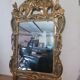 Miroir époque Louis XV,  18 eme, restauré au XX eme, bois doré, miroir au mercure d'origine