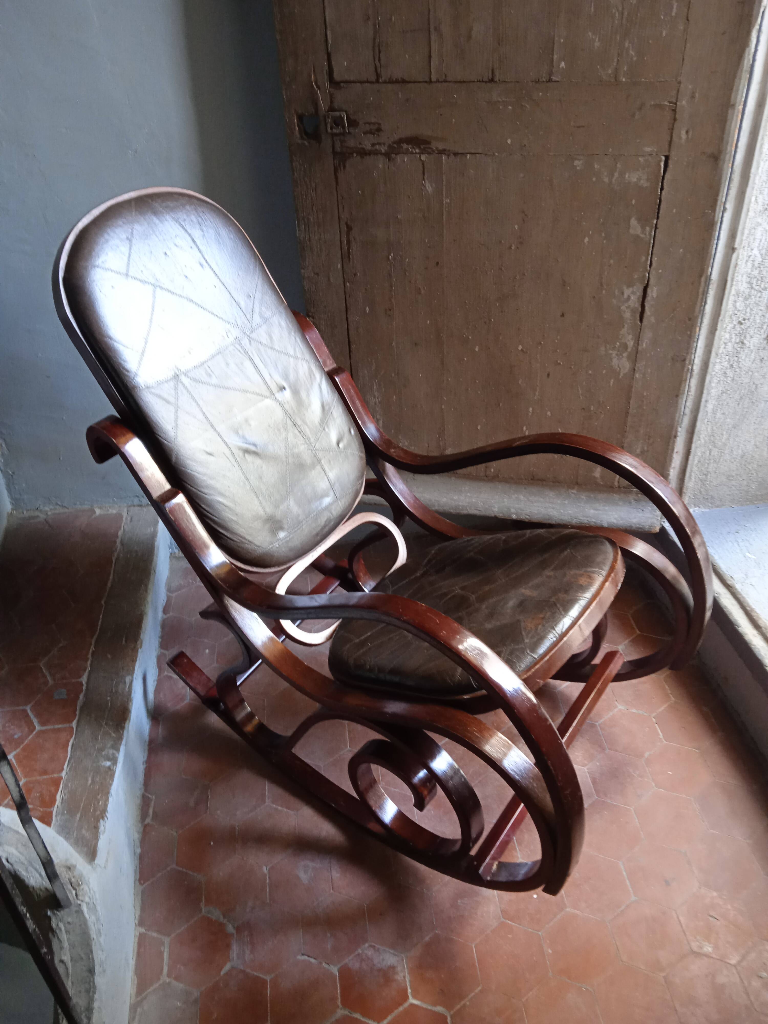 Rocking chair by "Luigi Crassevig"