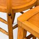 4 chaises bistrot vintage Luterma 1940