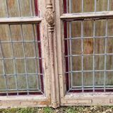 Pair of stained glass windows