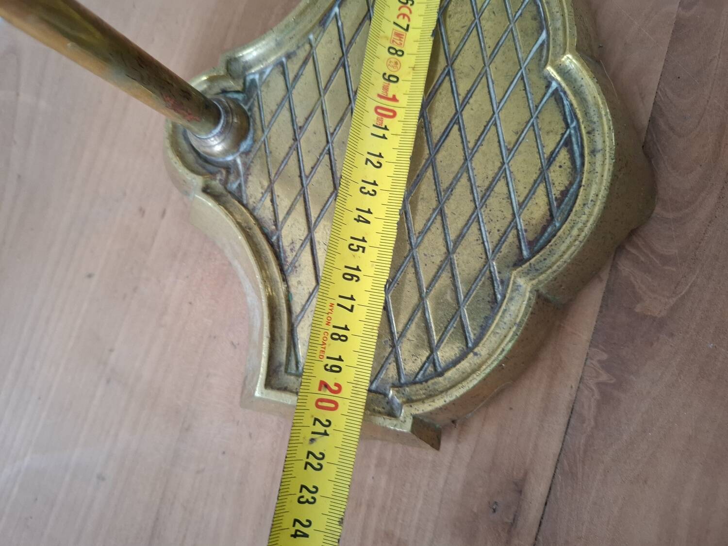 19th Century Brass Fireplace Servant