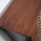 Vintage dutch mahogany jewelers / watchmakers cabinet, circa 1930