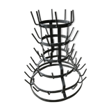 Old metal hedgehog bottle holder