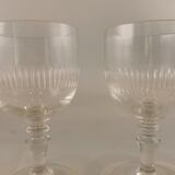 Cut stemware, old