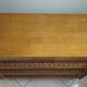 Vintage wood and rattan dresser