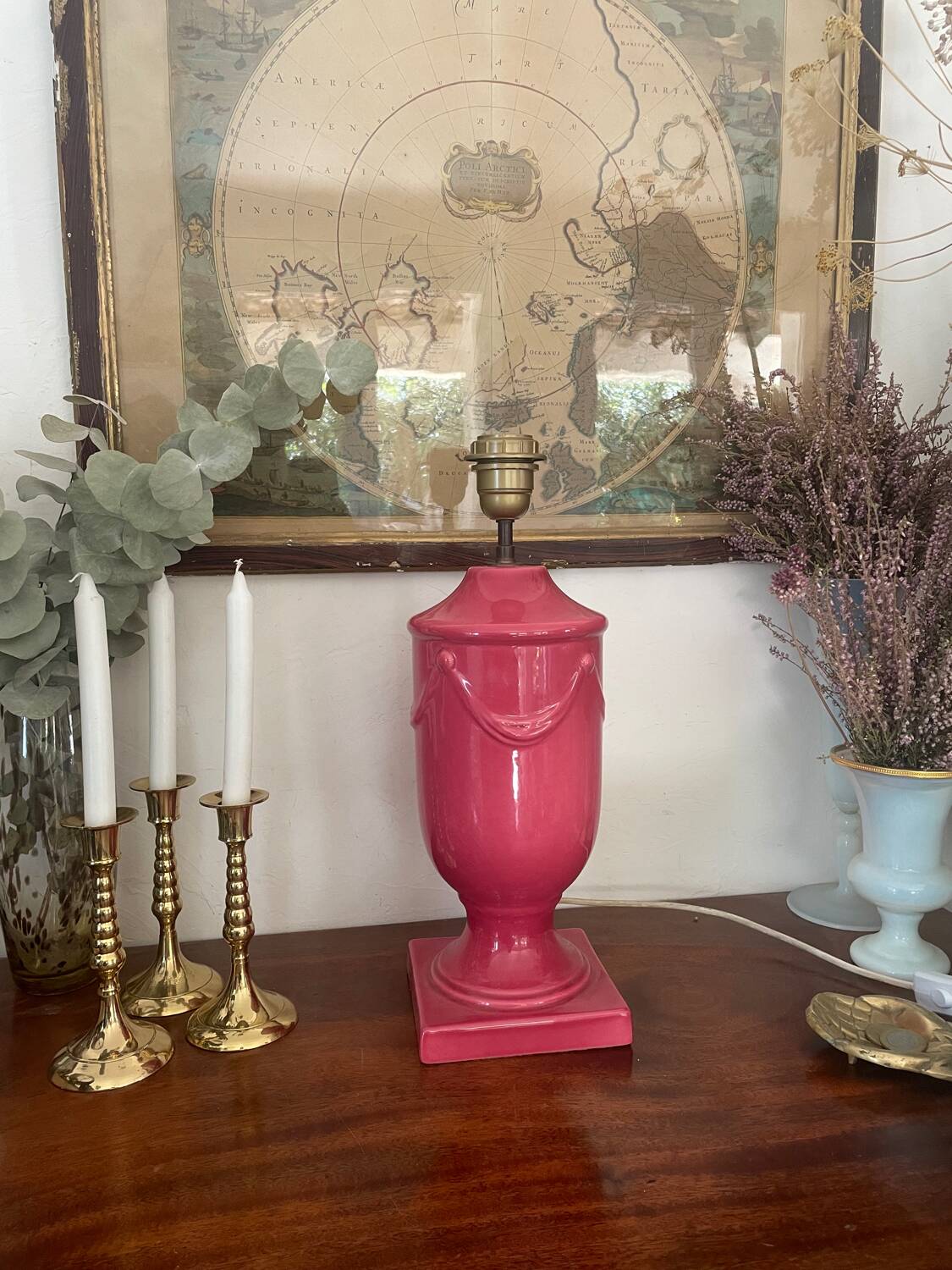 Vintage ceramic lamp 38cm