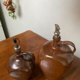 Paire de bouteilles en gré