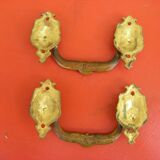 Pair of bronze handles
