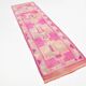 Tapis de couloir oriental vintage persan rose et beige 3x10, 87x302 cm