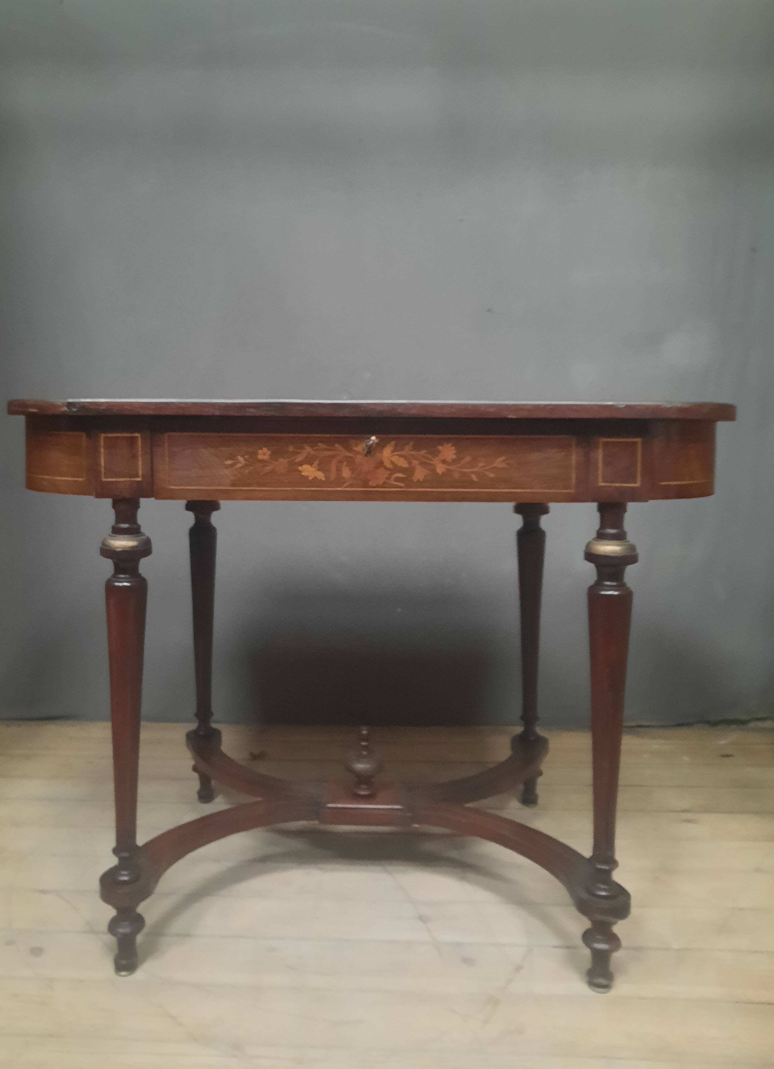 Napoleon III marquetry coffee table