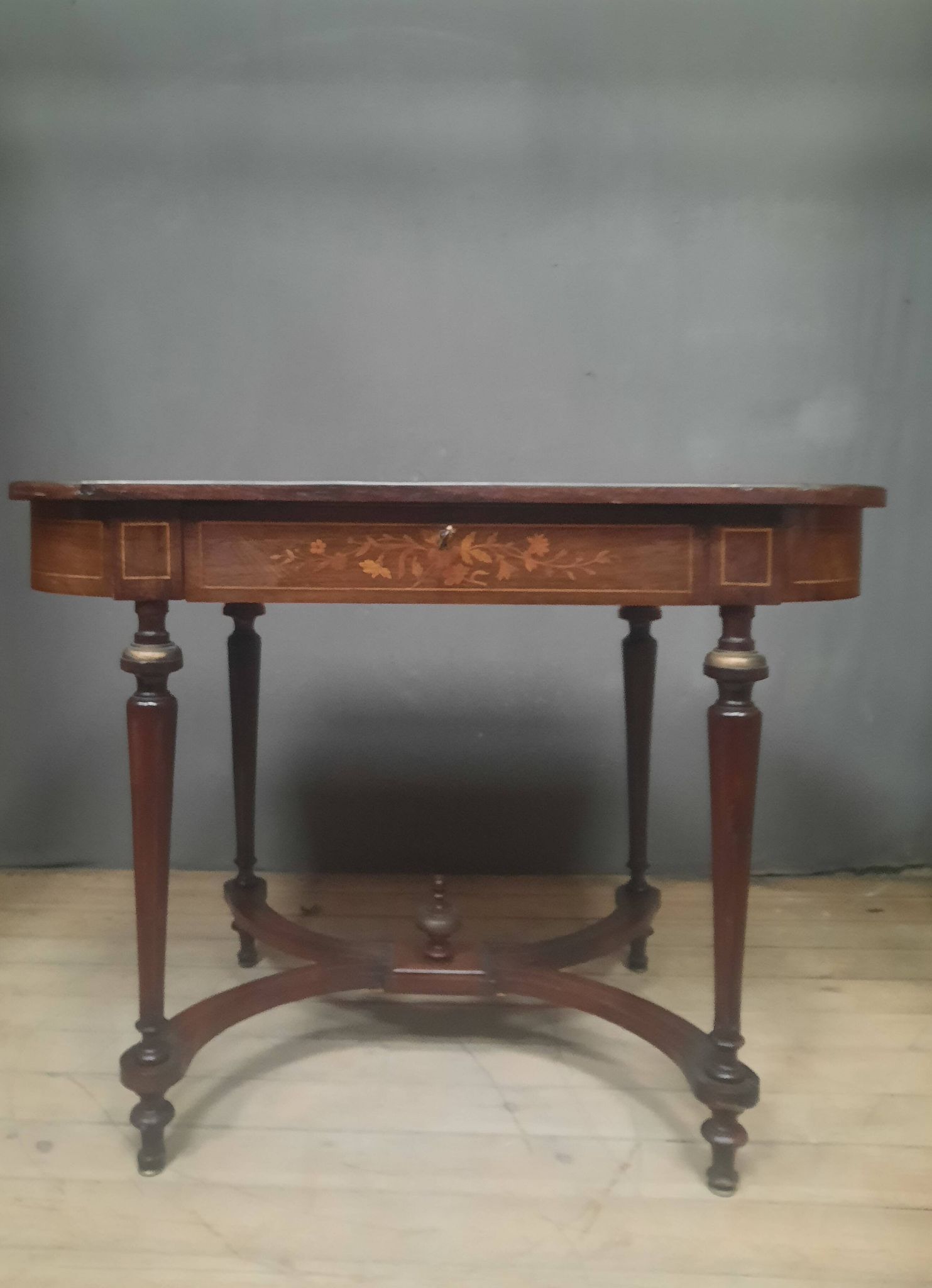 Napoleon III marquetry coffee table