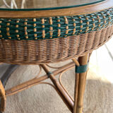 Bamboo and rattan lounge