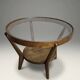 Round coffee table Karel Koželka & Antonín Kropáček 1940s Czechoslovakia