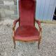Fauteuil voltaire ancien.