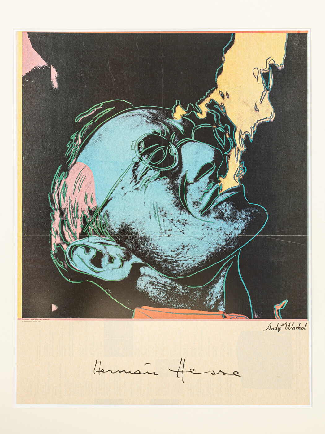 Hermann Hesse by Andy Warhol