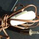 Vintage column lamp base / onyx