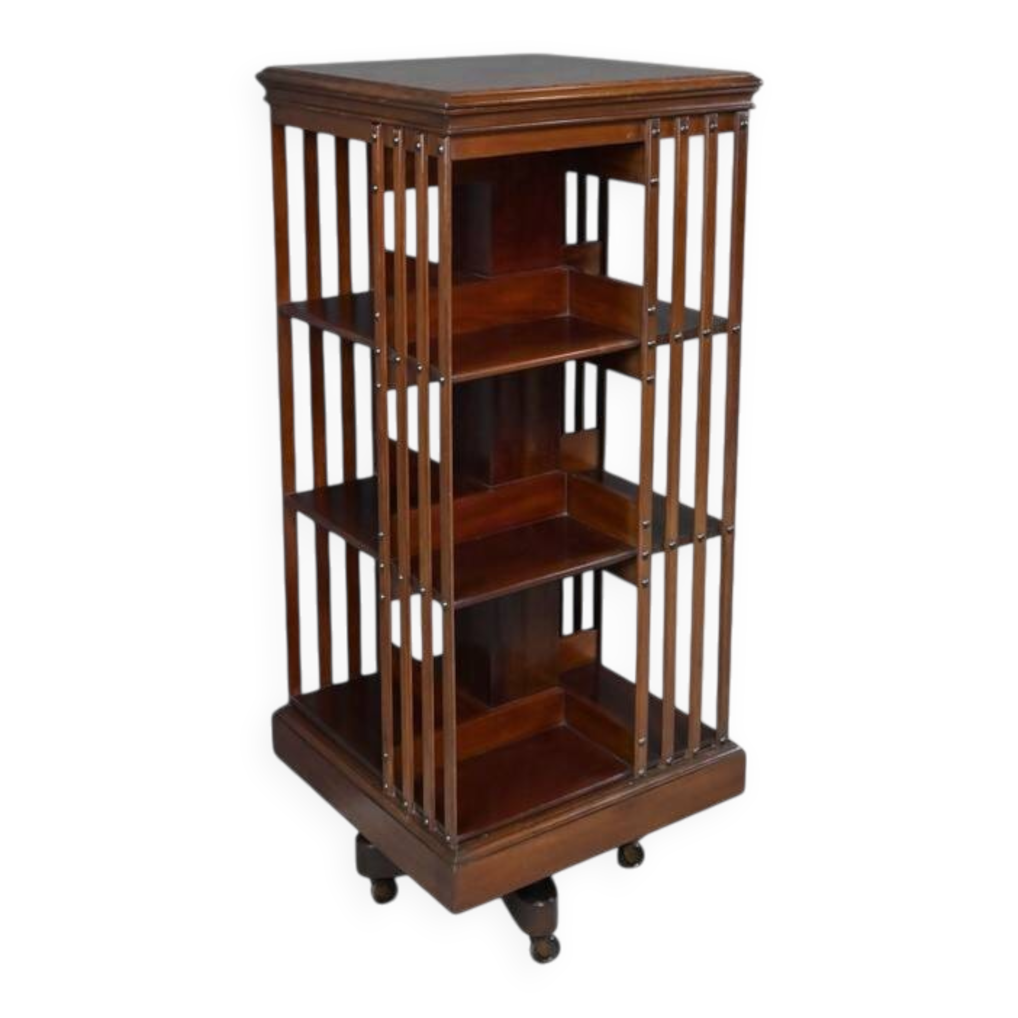 Rotating mahogany library, England – 1st part 20th century